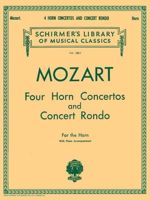 Mozart - 4 Horn Concertos/concert Rondo Horn/piano