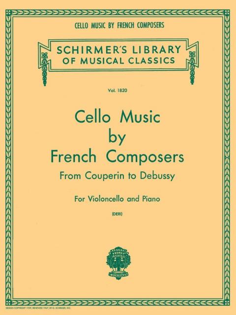 Cello Music By French Composers