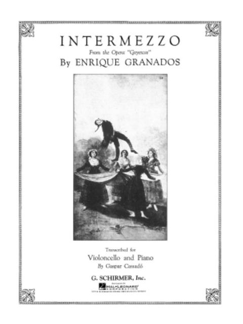 Granados - Intermezzo For Cello/piano