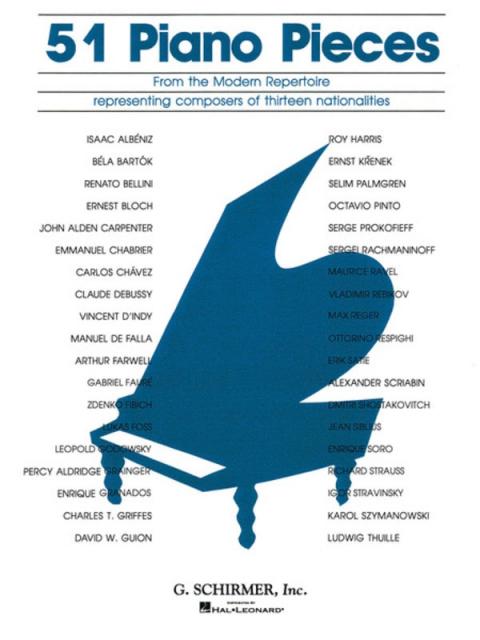 51 Pieces From Modern Repertoire Piano