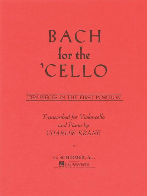 Bach For The Cello 10 Pieces In The 1st Postion