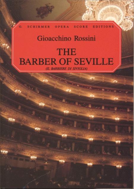 Rossini Barber Of Seville Vocal Score