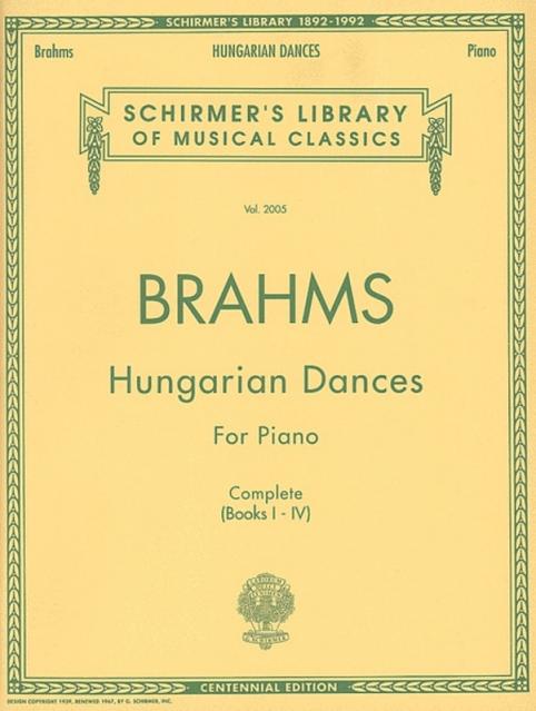 BRAHMS - HUNGARIAN DANCES COMPLETE FOR PIANO