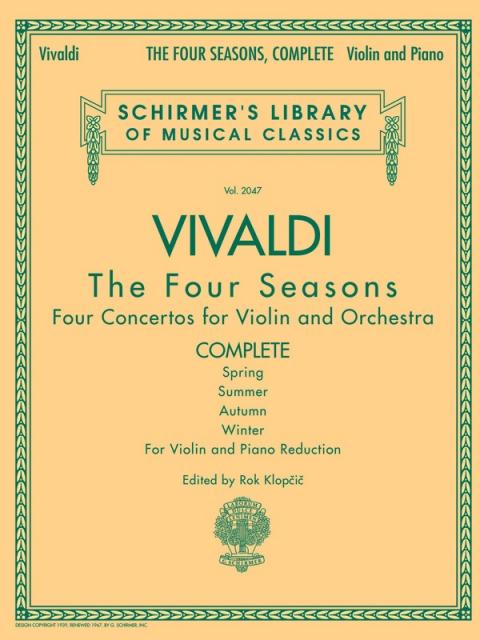 Vivaldi - 4 Seasons Complete Violin/piano