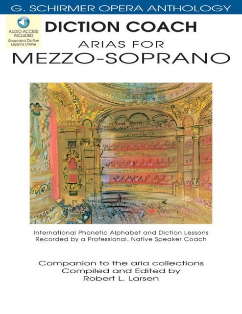 Arias For Mezzo Soprano Diction Coach Bk/cd