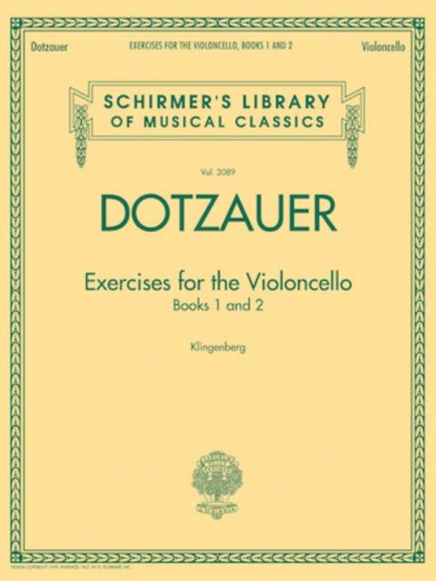 DOTZAUER - EXERCISES FOR THE CELLO BOOKS 1 AND 2