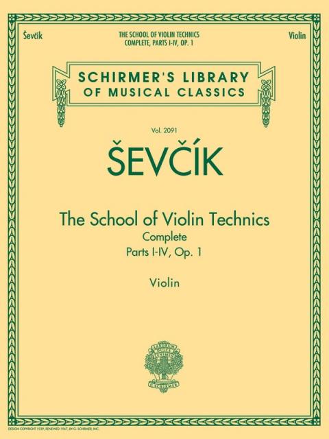 Sevcik - School Of Violin Technics Op 1 Complete