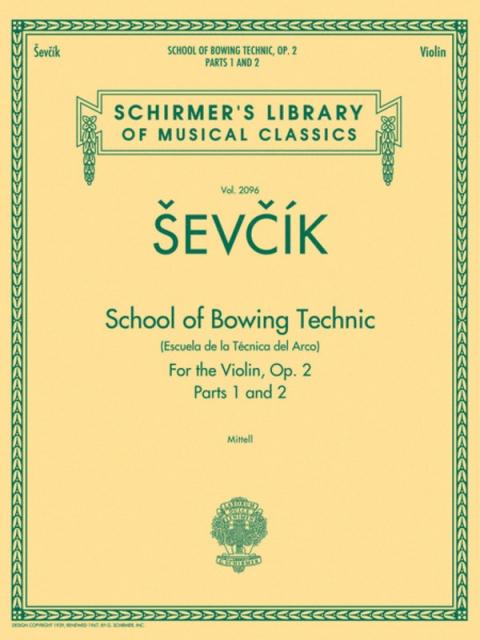 Sevcik - School Of Bowing Technic Op 2 Pts 1-2 Violin