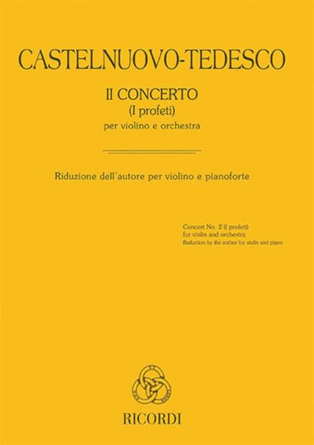 Concerto No 2 (i Profeti) Violin And Piano