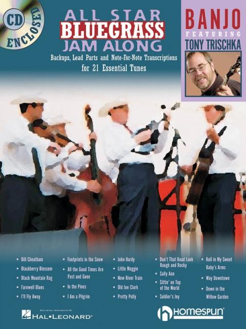 All Star Bluegrass Jam Along For Banjo Bk/cd