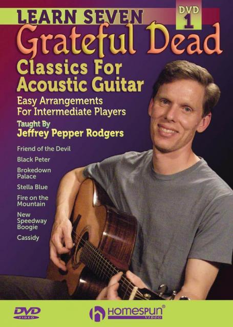 Learn 7 Grateful Dead Classics For Acoustic Guitar Dvd