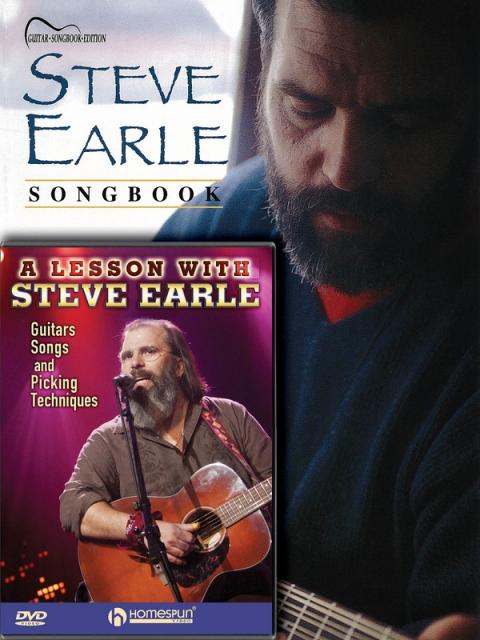 Steve Earle Guitar Pack Bk/dvd