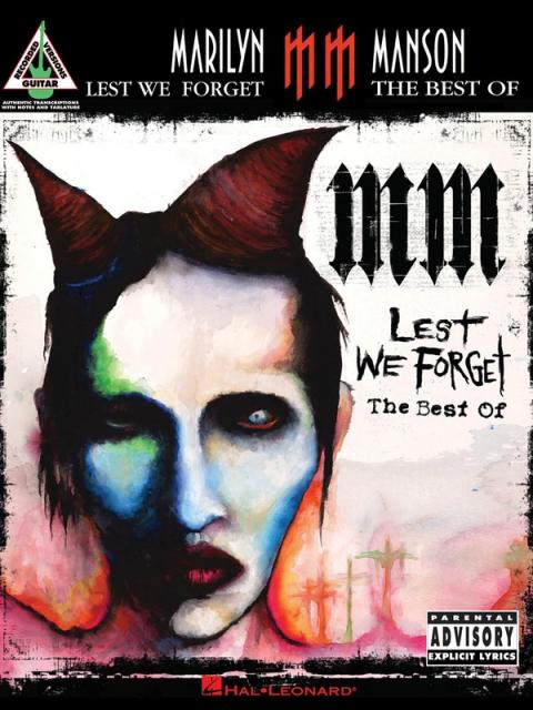 Lest We Forget Best Of Marilyn Manson Gtr Tab