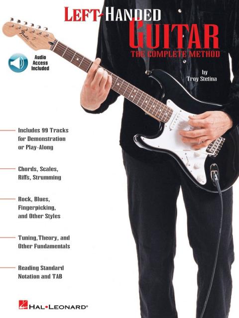 LEFT HANDED GUITAR COMPLETE METHOD BK/OLA