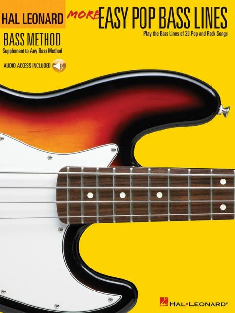 HL MORE EASY POP BASS LINES BK/OLA