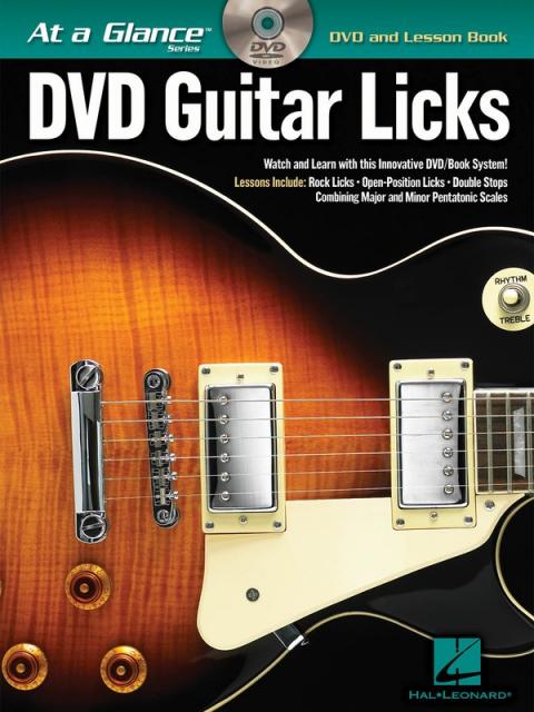 AT A GLANCE GUITAR LICKS BK/DVD