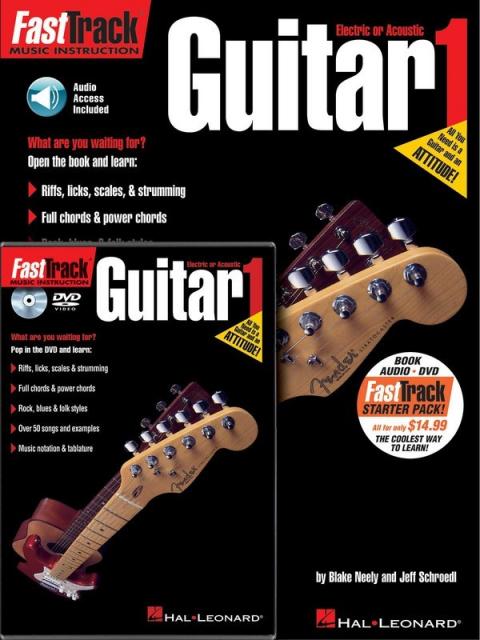 Fasttrack Guitar Starter Pack Bk/ola & Dvd