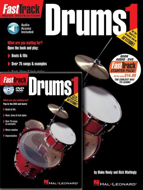 Fasttrack Drums Starter Pack Bk/dvd/ola