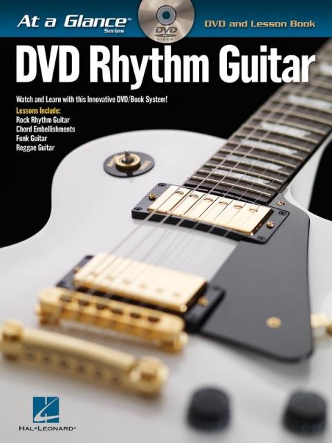 AT A GLANCE RHYTHM GUITAR BK/DVD