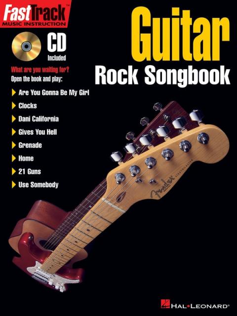 FASTTRACK GUITAR ROCK SONGBOOK BK/CD