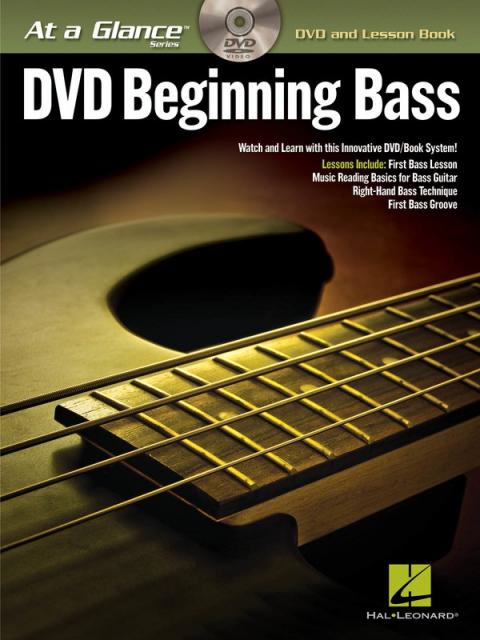 AT A GLANCE BEGINNING BASS BK/DVD