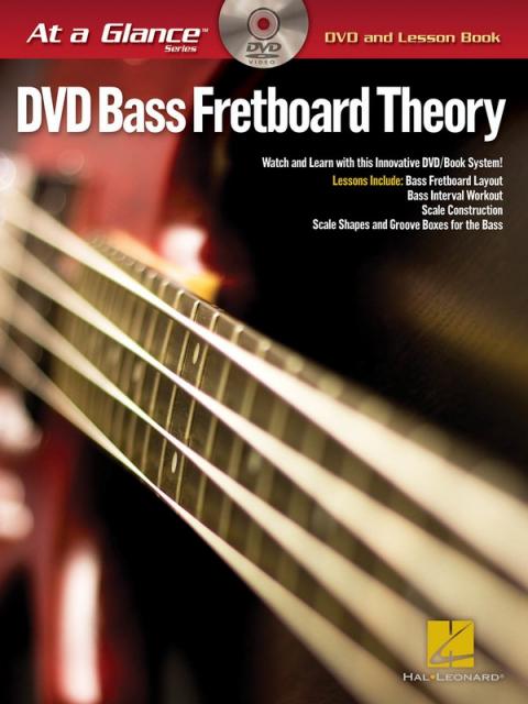 AT A GLANCE BASS FRETBOARD THEORY BK/DVD