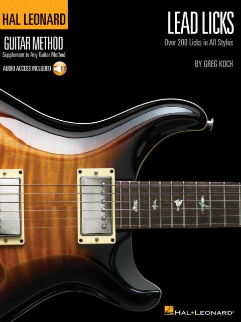 HL GUITAR METHOD LEAD LICKS BK/OLA