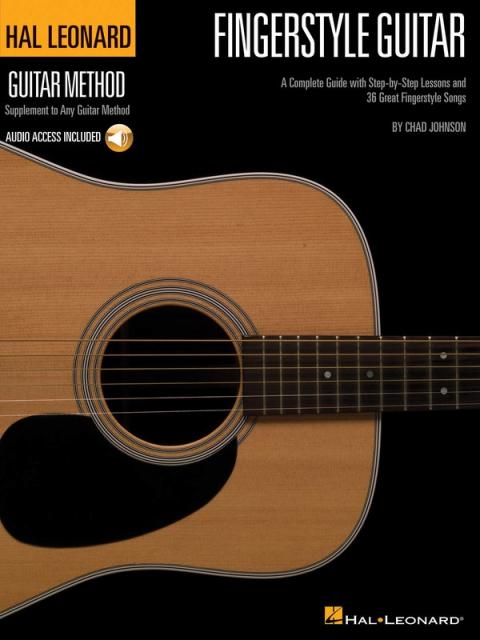 HL GUITAR METHOD FINGERSTYLE GUITAR BK/OLA