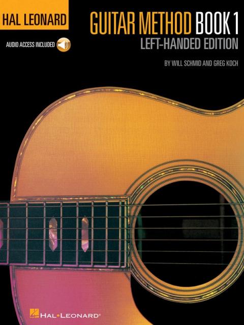 HL LEFT HANDED GUITAR METHOD BK 1 BK/OLA