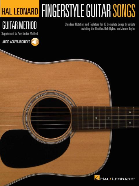 HL FINGERSTYLE GUITAR SONGS BK/OLA TAB