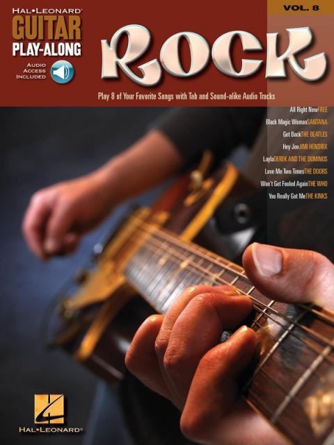 Rock Guitar Play Along V8 Bk/cd