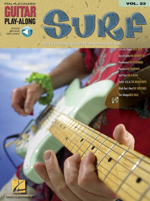 Surf Guitar Play Along V23 Bk/cd