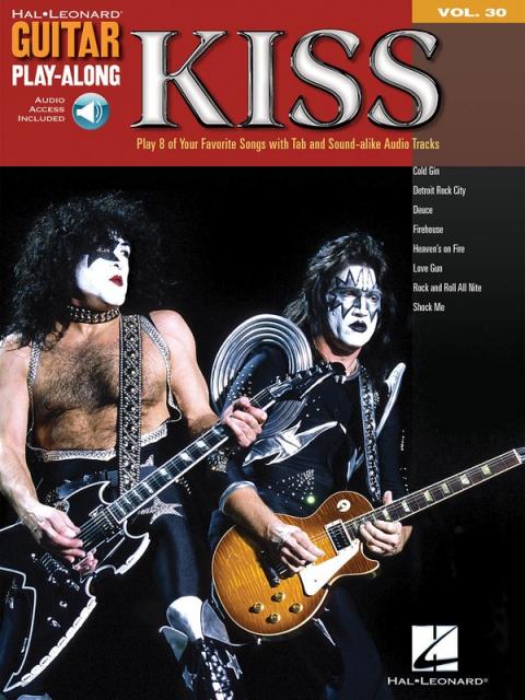 Kiss Guitar Play Along Bk/cd V30