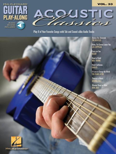 Acoustic Classics Gtr Play Along V33 Bk/cd