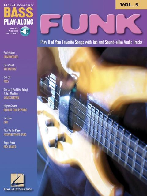 Funk Bass Play Along V5 Bk/cd