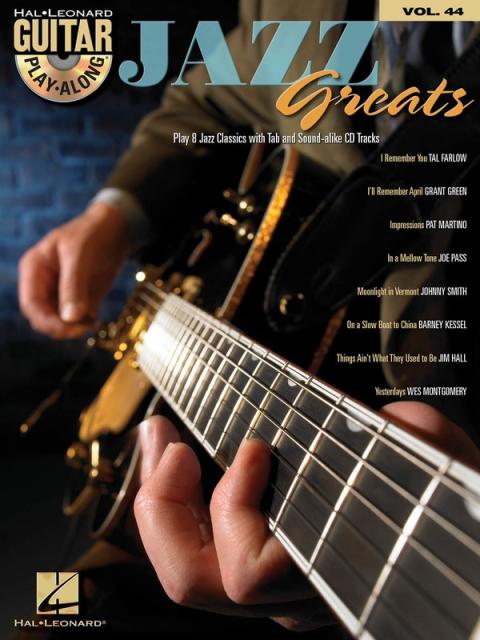 Jazz Greats Guitar Play Along Bk/cd V44