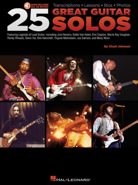 25 Great Guitar Solos Bk/cd