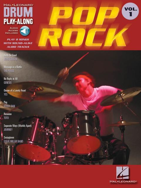 POP ROCK DRUM PLAYALONG V1 BK/OLA