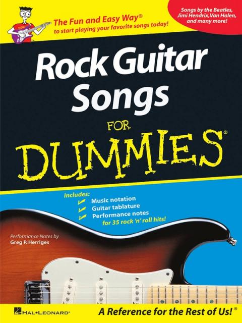 Rock Guitar Songs For Dummies Gtr Tab