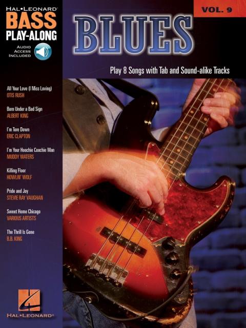 BLUES BASS PLAYALONG V9 BK/OLA