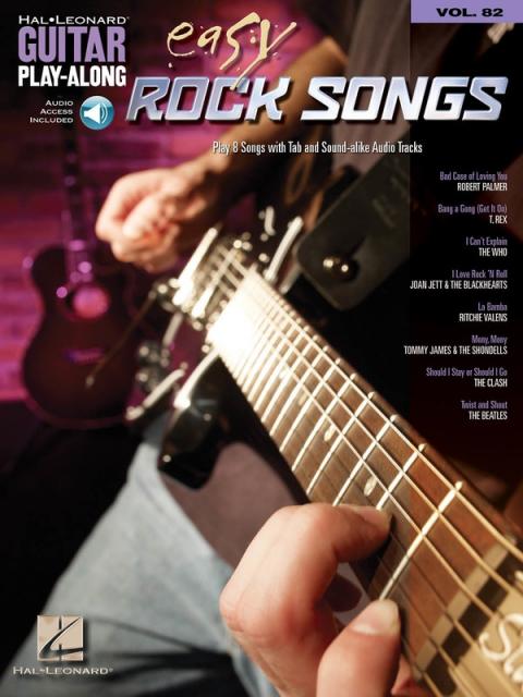 Easy Rock Songs Guitar Play Along V82 Bk/cd