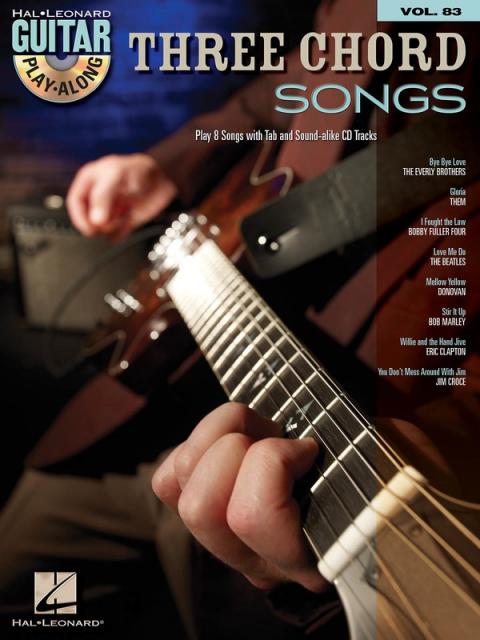 Three Chord Songs Gtr Play Along V83 Bk/cd