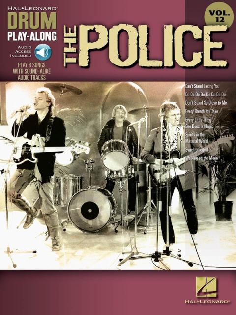 THE POLICE DRUM PLAYALONG V12 BK/OLA