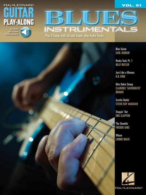 Blues Instrumentals Guitar Play Along Bk/cd V91