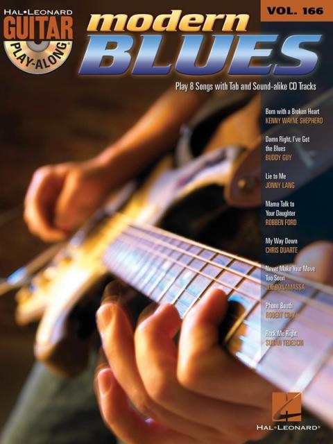 Modern Blues Guitar Play Along Bk/cd V166