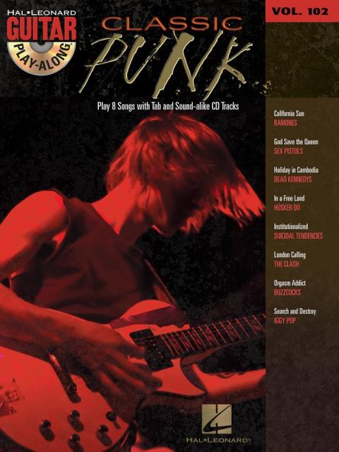 Classic Punk Guitar Play Along V102 Bk/cd