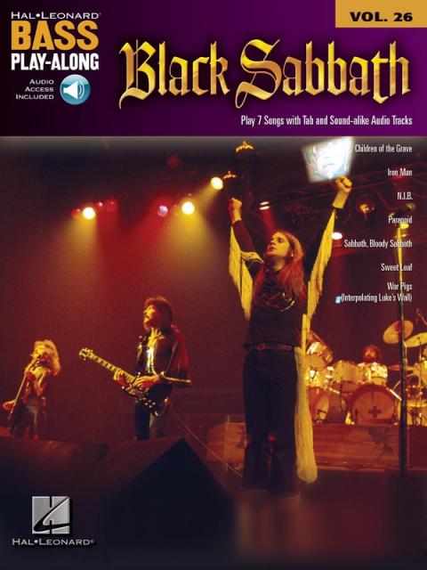 Black Sabbath Bass Play Along Bk/cd V26