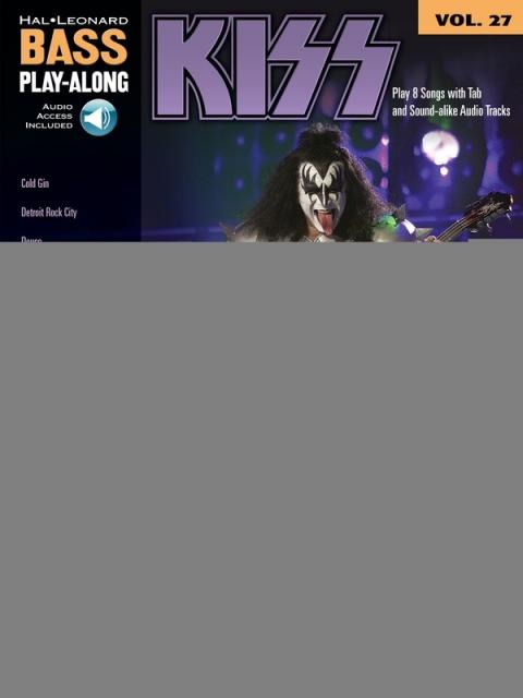 Kiss Bass Play Along Bk/cd V27