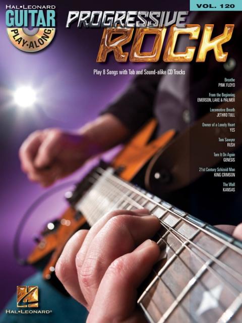 Progressive Rock Guitar Play Along Bk/cd V120