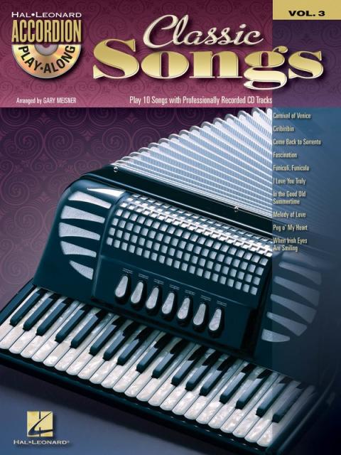 Classic Songs Accordion Play Along Bk/cd V3